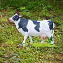 Levendig Koeienbeeldje van Synthetische Hars 22x8x17cm