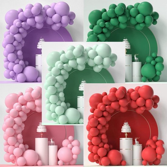 86-delige Macaron Ballonnenset -Ballonnenboog- Feest/ Party-Verjaardag-jubileum-Decoratie-rood