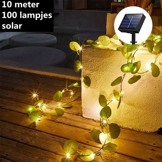 Xtraworks Solar Eucalyptus LED Lichtslinger 10m 100 Lampen
