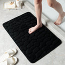 hoogwaardige badkamermat - Luxe Comfort en Veiligheid in één-Uitzonderlijke Waterabsorptie- 50*80cm-zwart