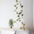 led lichtstring/lichtsnoer eucalyptusbladeren wijnstok licht 2 meter 20 lampjes