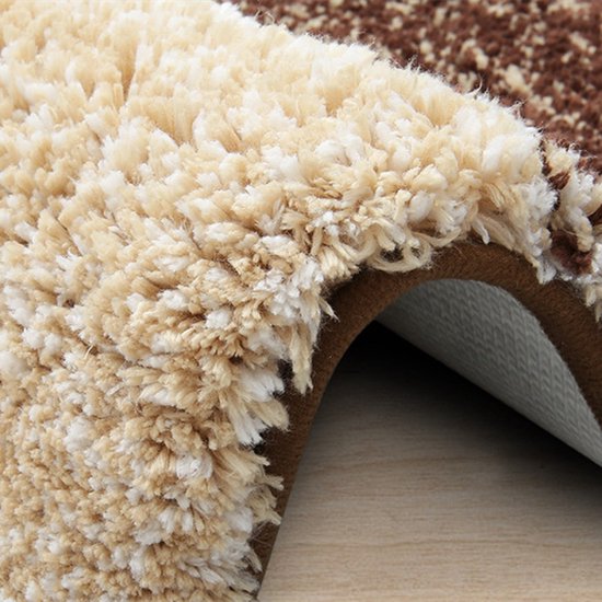 Luxe Zachte Badkamermat met Antislipontwerp en Stijlvolle Elegantie - Ultiem Comfort en Stijl in Zachtheid en Absorptie- bruin 51*76cm