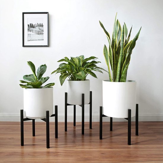Verstelbaar Plantenrek 24-36 cm - Duurzaam Zwart