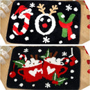 2 stuks Luxe Kerst Vloerkleden– Feestelijke Design – Antisli