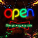 Neon verlichting-LED open bord-Licht reclamebord-hanglamp-rood geel groen blauw