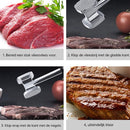 Dubbelzijdige vleeshamer, losmaakhamer, groot aluminiumleger