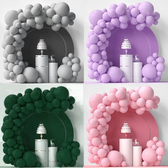 Unikorf 86-delig Macaron Ballonnenset, Donkergroen Decoratie