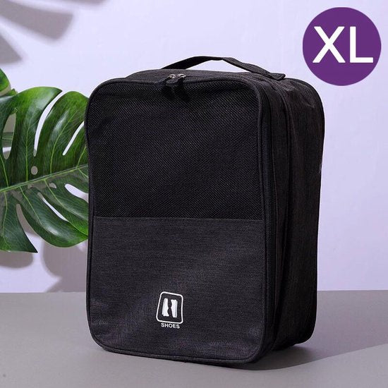 Extra grote schoenentas - multifunctionele opbergtas - zwart