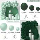 Unikorf 86-delig Macaron Ballonnenset, Donkergroen Decoratie