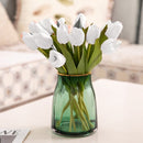 10stuks Prachtige kunst tulp-Realistische Uitstraling - Duurzaam en Onderhoudsvriendelijk- wit