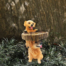 Unikorf Resin Vogelvoeder Hondenontwerp 9x10x19cm