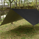 Outdoor Draagbaar Zonnescherm Met Opbergtas - Waterdicht - Tarps voor Kamperen 300 *300cm - 3-4 Personen -zwart