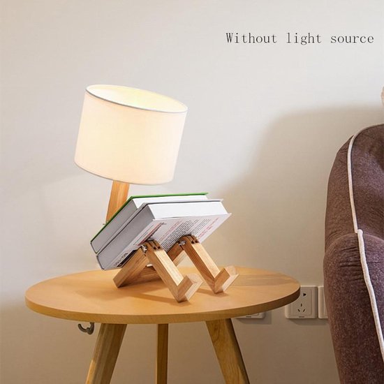 LED bureaulamp met boekenhouder - Scandinavisch design