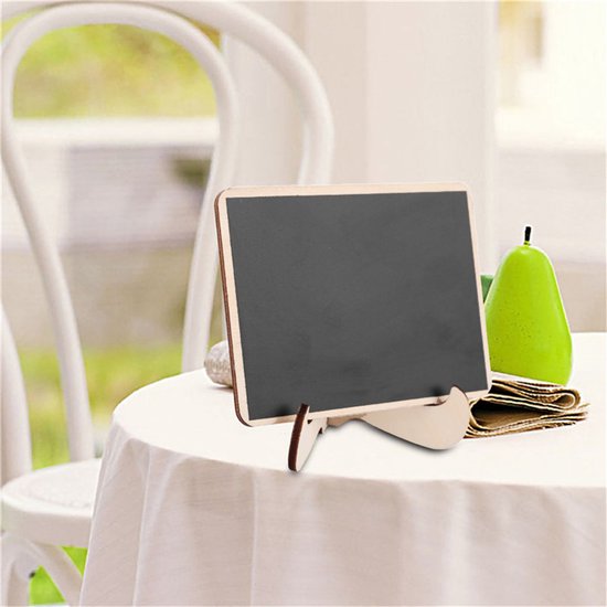 20stuks 10x7.5CM Stijlvolle Mini Tafel Krijtborden met Verwi