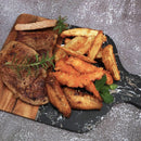 Luxe Marmeren Snij- & Serveerplank 33x21.6cm - Zwart