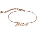 Reitsman Roségouden 925 Zilveren 'Love'-Armband: Een Perfect Cadeau vol Liefde