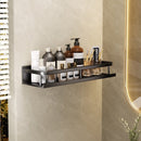 2x Multifunctionele Aluminium Wandplank 50cm - Zwart