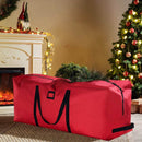 Duurzame Opbergzak - Perfect voor Kerstboom, Kleding en Dekens - Extra Stevig en Waterbestendig - Met Handgrepen voor Gemakkelijk Dragen - 162 x 36 x 74,5 cm - Stijlvol Rood