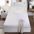 Matrashoes 90x200 Ademend Antibacterieel Waterdicht Wit