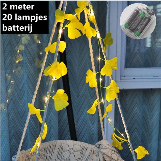 Xtraworks - Ginkgo Blad Lichtslinger 2 meter