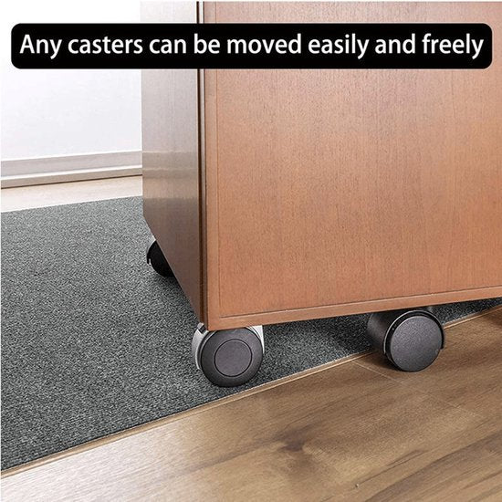 Premium Bureaustoel Mat met Antislip Basis - Ultieme Vloerbescherming & Comfort -90*120 CM-zwart