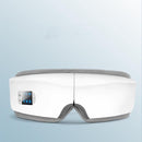 TDR - Draagbare Oogmassage Apparaat - Inc. Bluetooth Speaker - Compact, Draadloos met ingebouwde accu - Oplaadbaar via USB -  Wit