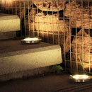 LED Buitenverlichting - 4 Spots met Lichtsensor - Warm Wit