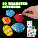 Glow-in-the-Dark Stenen Schilderset voor Kinderen