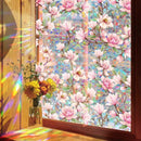 PVC glasfolie Magnolia zelfklevend privacy UV 40x100 cm