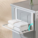 Magnetisch Opbergrek voor Wasmachine - Inklapbaar en Ruimtebesparend - 40x25x25 cm-wit