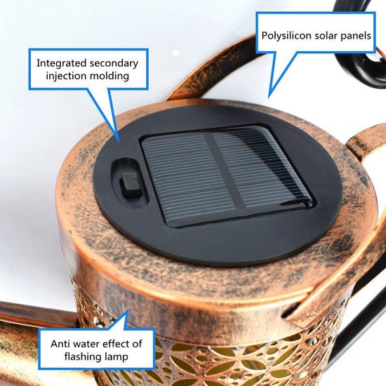 Decoratieve Hanglamp Gieter met Vonkelend Water LED, Zonne-e
