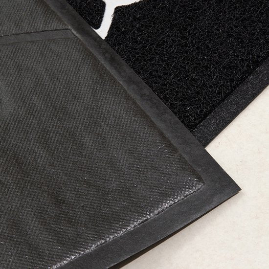 Nordic simple welkom GROOTE vloermat zwart 60*90