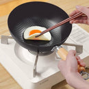 Wokpan - Ø 30 cm - Marmeren Coating - Geschikt voor Inductie, Gas, Elektrisch en Keramisch - Beige Creme - PFAS Vrij