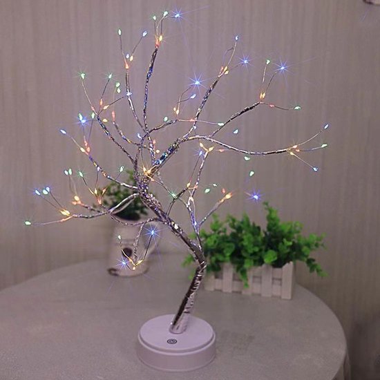 Merkloos LED Boompje 108 Lampjes Flex USB/Batterijen