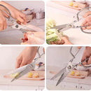 2x RVS Multifunctionele Keukenschaar - Duurzaam en Ergonomis