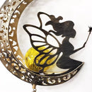 Solar Maanverlichting - Glazen Bollamp Tuinlantaarn