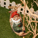 Hangende tuinkabouter - Oude man in hangmat - Tuindecoratie