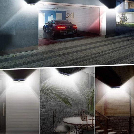 Solar LED Tuinlamp 190 LEDs - 4 Modi, Bewegingssensor, IP65