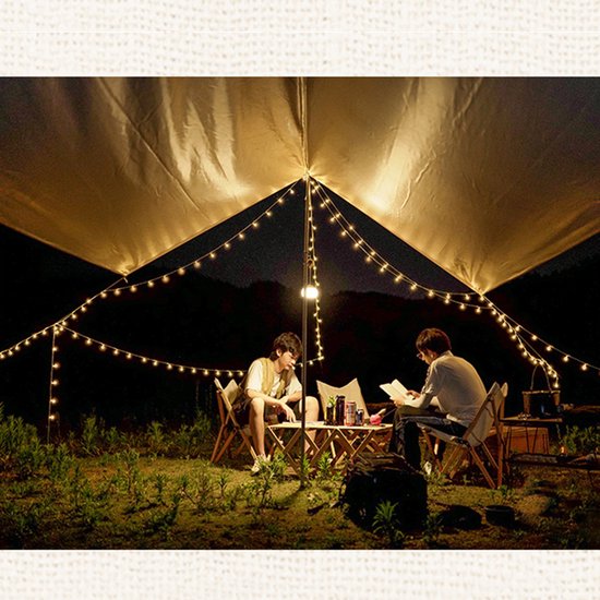 LED bal lichtsnoer warm wit 12m 100 lichtjes bal USB 8 funct