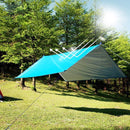 Draagbaar Waterdicht Zonnescherm 300x300cm - Hemelsblauw