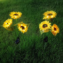 Solarlamp Zonnebloemen - LED met dag/nacht sensor