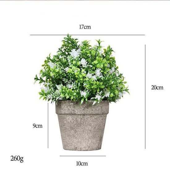 Kunstplant Mirte – Decoratieve Nepplant 20cm Hoog