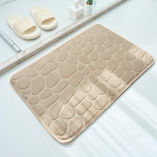 Unikorf Badkamermat 50x80cm - Luxe & Veilig - Kaki
