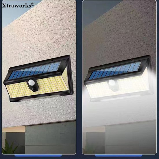 Merkloos Solar LED 190 Outdoor 4 Modi & Bewegingssensor IP65