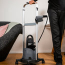 Laurastar IZZI Cart, 40cm x 10,5cm x 105cm, Grote stabiliteit, Verstelbare hoogte, Geïntegreerde wieltjes, Plooibaar