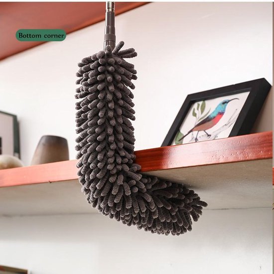 Unikorf 3-in-1 telescoopsteel: plumeau & lamellen-chenille