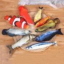 Realistische Visvormige Katten Speeltjes - Set van 10 Stuks