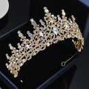 Gouden Tiara Diadeem Haarsieraad -Elegant en Duurzaam - Geschikt voor Verschillende Gelegenheden