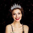 Zilveren Tiara Diadeem Haarsieraad - Elegant en Duurzaam - Geschikt voor Verschillende Gelegenheden