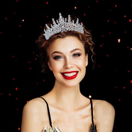 zilveren Tiara Diadeem Haarsieraad -Elegant en Duurzaam - Ge